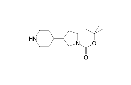 1-Pyrrolidinecarboxylic acid, 3-(4-piperidinyl)-, 1,1-dimethylethyl ester