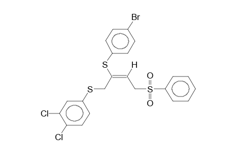 (E)-1-(3,4-DICHLOROPHENYLTHIO)-4-PHENYLSULPHONYL-2-(4-BROMOPHENYLTHIO)-2-BUTENE