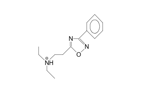 5-(2-Diethylammonio-ethyl)-3-phenyl-1,2,4-oxadiazole cation