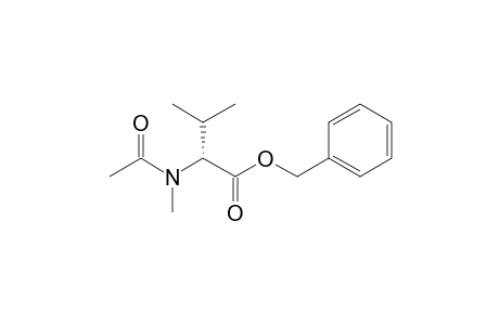 (R,S)-2-(N-(Methyl)acetamido)-3-methylbutanoic acid benzyl ester