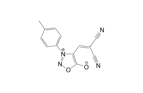 2-(3-(4-Methylphenyl)sydnon-4-ylmethylene)malononitrile