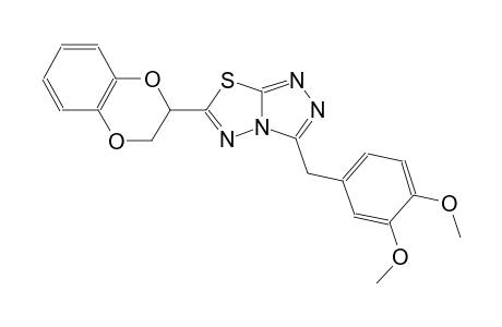 [1,2,4]triazolo[3,4-b][1,3,4]thiadiazole, 6-(2,3-dihydro-1,4-benzodioxin-2-yl)-3-[(3,4-dimethoxyphenyl)methyl]-