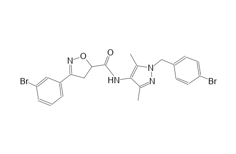 N-[1-(4-bromobenzyl)-3,5-dimethyl-1H-pyrazol-4-yl]-3-(3-bromophenyl)-4,5-dihydro-5-isoxazolecarboxamide