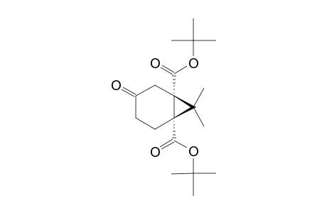 DI-TERT.-BUTYL-CIS-7,7-DIMETHYLBICYClO-[4.1.0]-HEPTAN-3-ONE-1,6-DICARBOXYLATE