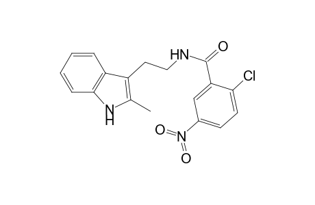 2-Chloro-N-[2-(2-methyl-1H-indol-3-yl)ethyl]-5-nitrobenzamide