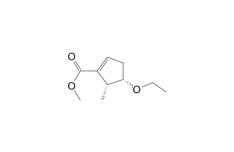 Methyl (4.alpha.,5.alpha.)-4-Ethoxy-5-methylcyclopent-1-ene-1-carboxylate