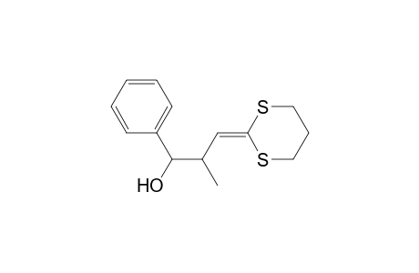 2-(1-Methyl-2-anti-hydroxy-2-phenyl-ethylmethylene)-1,3-dithiacyclohexane