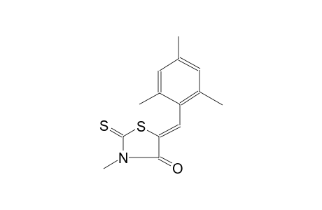 (5Z)-5-(mesitylmethylene)-3-methyl-2-thioxo-1,3-thiazolidin-4-one
