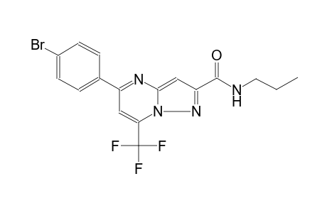 5-(4-bromophenyl)-N-propyl-7-(trifluoromethyl)pyrazolo[1,5-a]pyrimidine-2-carboxamide