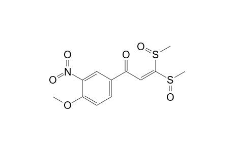 1,1-Dimethylsulfinyl-2-(4-methoxy-3-nitrobenzoyl)ethylene