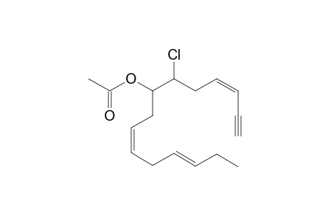 (3-Z,9-Z,12-E)-7-ACETOXY-6-CHLOROPENTADECA-3,9,12-TRIEN-1-YNE
