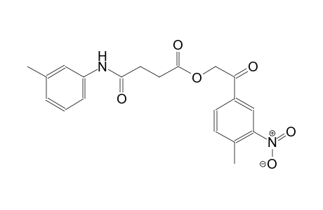 butanoic acid, 4-[(3-methylphenyl)amino]-4-oxo-, 2-(4-methyl-3-nitrophenyl)-2-oxoethyl ester