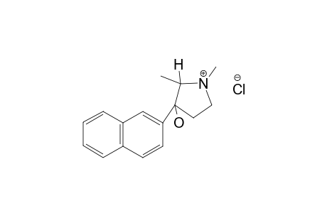 (2R,3S/2S,3R)-1,2-DIMETHYL-3-(2-NAPHTHYL)-3-HYDROXYPYRROLIDINE-HYDROCHLORIDE