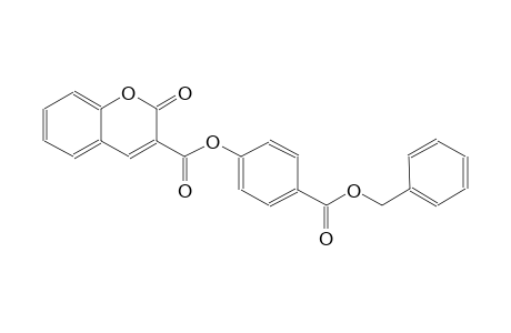 4-[(Benzyloxy)carbonyl]phenyl 2-oxo-2H-chromene-3-carboxylate
