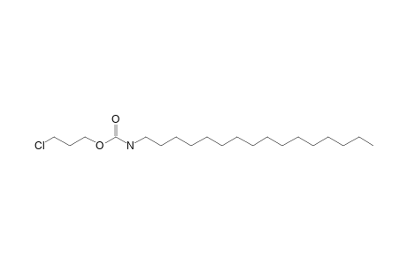 Carbonic acid, monoamide, N-hexadecyl-, 3-chloropropyl ester