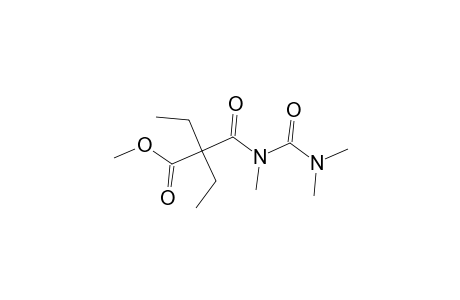 Butanoic acid, 2-[[[(dimethylamino)carbonyl]methylamino]carbonyl]-2-ethyl-, methyl ester