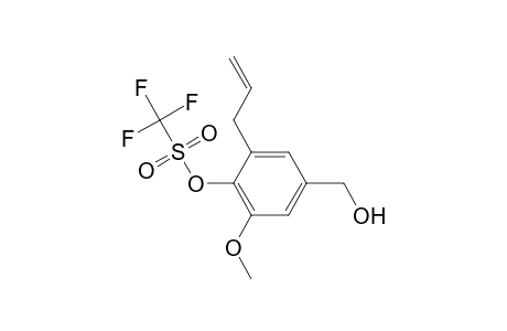 2-Allyl-4-(hydroxymethyl)-6-methoxyphenyl Trifluoromethanesulfonate