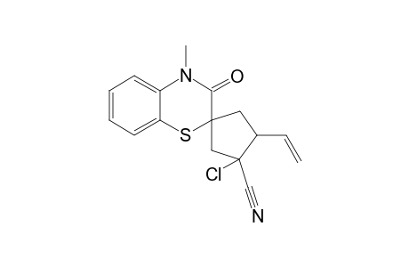 3'-Chloro-3,4-dihydro-4-methyl-3-oxo-4'-vinyl-1,4-benzothiazine-2-spiro-1'-cyclopentane-3'-carbonitrile isomer