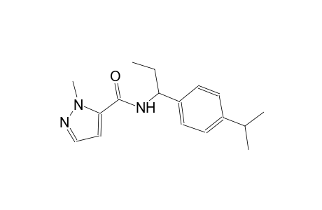 N-[1-(4-isopropylphenyl)propyl]-1-methyl-1H-pyrazole-5-carboxamide