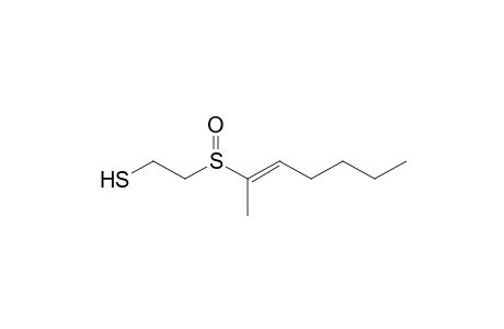 Hept-2-en-2-yl 2-mercaptoethyl sulfoxide