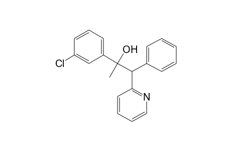 DL-α-(m-chlorophenyl)-α-methyl-β-phenyl-2-pyridineethanol (isomer)