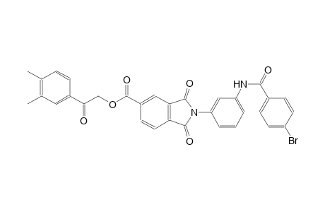 1H-isoindole-5-carboxylic acid, 2-[3-[(4-bromobenzoyl)amino]phenyl]-2,3-dihydro-1,3-dioxo-, 2-(3,4-dimethylphenyl)-2-oxoethyl ester