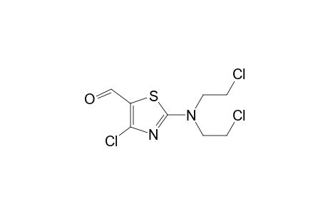 2-[Bis(2-chloroethyl)amino]-4-chlorothiazole-5-carbaldehyde