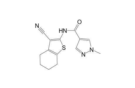 N-(3-cyano-4,5,6,7-tetrahydro-1-benzothien-2-yl)-1-methyl-1H-pyrazole-4-carboxamide