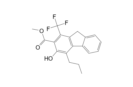 Methyl 3-hydroxy-4-n-propyl-1-(trifluoromethyl)-9H-fluorene-2-carboxylate