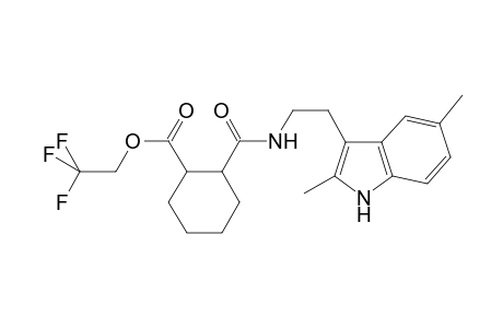 2,2,2-Trifluoroethyl 2-({[2-(2,5-dimethyl-1H-indol-3-yl)ethyl]amino}carbonyl)cyclohexanecarboxylate