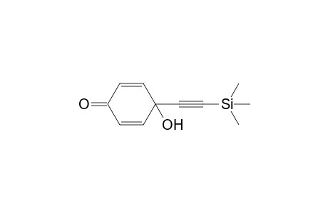 4-Hydroxy-4-(2-trimethylsilylethynyl)-1-cyclohexa-2,5-dienone