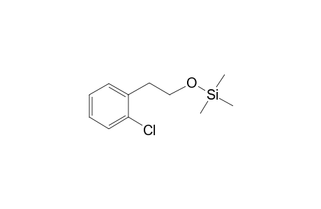 Phenylethyl alcohol <2-chloro>, mono-TMS