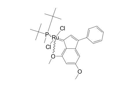 RUCL2[P(TBU)2ME](=C-CH-C(PH)-3,5-DIMETHOXYPHENYL);MAJOR-PRODUCT
