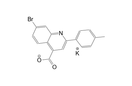 potassium 7-bromo-2-(4-methylphenyl)-4-quinolinecarboxylate