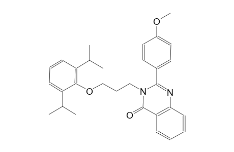 3-[3-(2,6-diisopropylphenoxy)propyl]-2-(4-methoxyphenyl)-4(3H)-quinazolinone