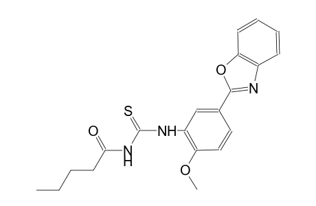 N-[5-(1,3-benzoxazol-2-yl)-2-methoxyphenyl]-N'-pentanoylthiourea