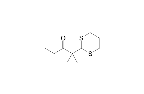 2-(1,3-dithian-2-yl)-2-methyl-3-pentanone