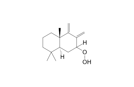 (4aS,8aS)-7-Hydroperoxy-1,1,4a-trimethyl-5,6-dimethylenedecahydronaphthalene