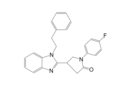 2-pyrrolidinone, 1-(4-fluorophenyl)-4-[1-(2-phenylethyl)-1H-benzimidazol-2-yl]-