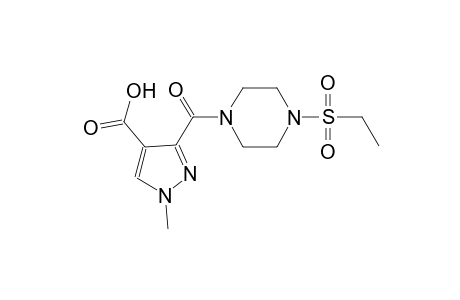 1H-pyrazole-4-carboxylic acid, 3-[[4-(ethylsulfonyl)-1-piperazinyl]carbonyl]-1-methyl-