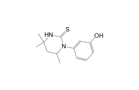 1-(3-hydroxyphenyl)-4,4,6-trimethyltetrahydro-2(1H)-pyrimidinethione