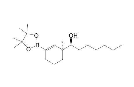1-Methyl-3-(4,4,5,5-tetramethyl-1,3,2-dioxaborolan-2- yl)cyclohex-2-en-1-yl)heptan-1-ol