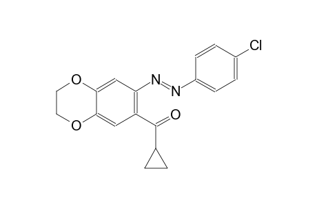 methanone, [7-[(E)-(4-chlorophenyl)azo]-2,3-dihydro-1,4-benzodioxin-6-yl]cyclopropyl-