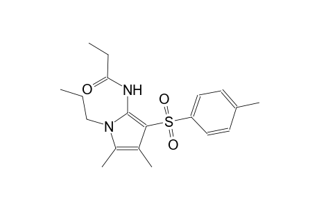 propanamide, N-[4,5-dimethyl-3-[(4-methylphenyl)sulfonyl]-1-propyl-1H-pyrrol-2-yl]-