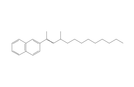 2-(4-Methyltridec-2-en-2-yl)naphthalene