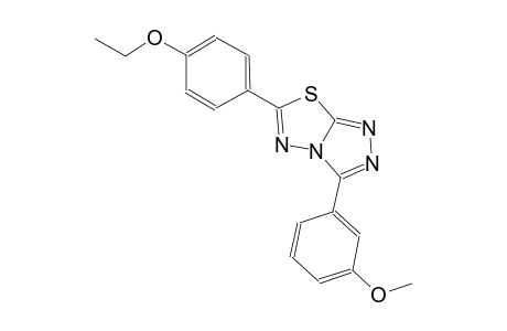 6-(4-ethoxyphenyl)-3-(3-methoxyphenyl)[1,2,4]triazolo[3,4-b][1,3,4]thiadiazole