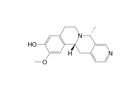 6H-Isoquino[2,1-b][2,7]naphthyridin-3-ol, 5,8,13,13a-tetrahydro-2-methoxy-8-methyl-, trans-(.+-.)-