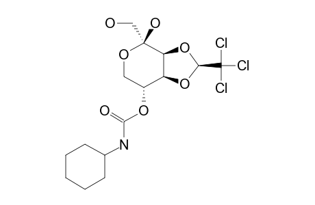 (R)-5-O-CYCLOHEXYL-CARBAMOYL-3,4-O-(2,2,2-TRICHLORO-ETHYLIDENE)-BETA-D-TAGATOPYRANOSE
