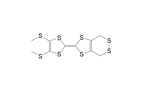 2,3-(2,3-Dithiabutane-1,4-dyl)-6,7-bis(methylsulfanyl)tetrathiafulvalene