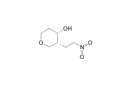 cis(+)-3(R,4S)-4-Hydroxy-3-(2-nitroethyl)tetrahydro-4H-pyran